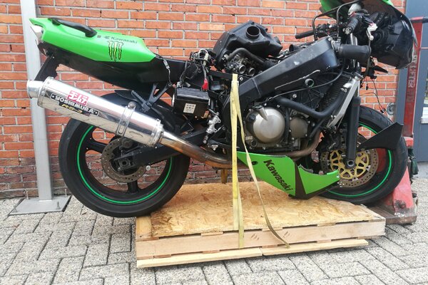 ZX6R 2011 sloopmotorfiets voor onderdelen
